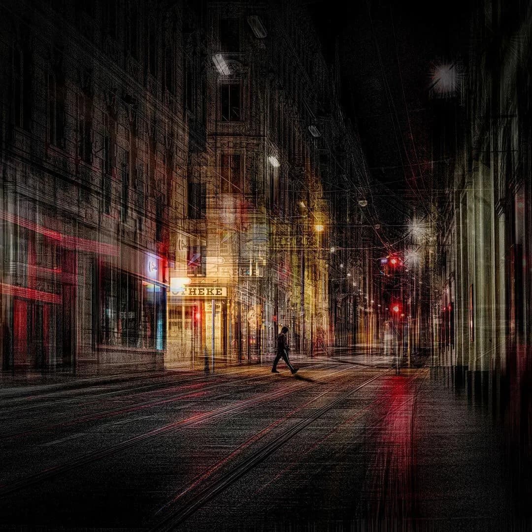 2019 Gus Fine Art Alone in Night