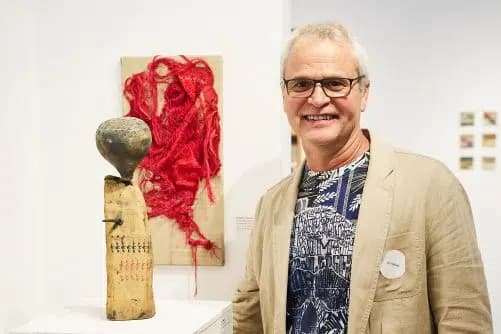 Jay Hatfield at the exhibition